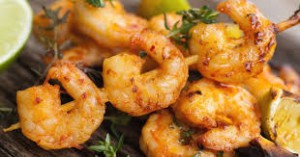 brochette gambas